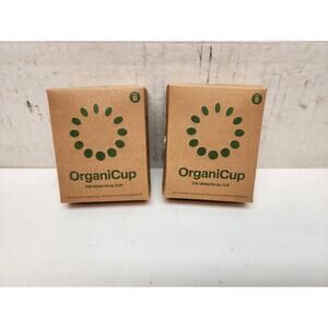 Lot 2 Organicup reusable Menstrual Cup Size B Eco Natural Vegan FDA Sealed